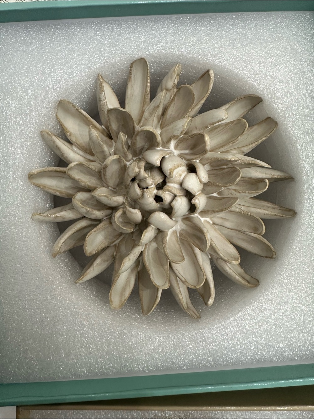 Ceramic Flowers Coastal Collection Wall Art - Cream Illustration - Picture 3 of 10